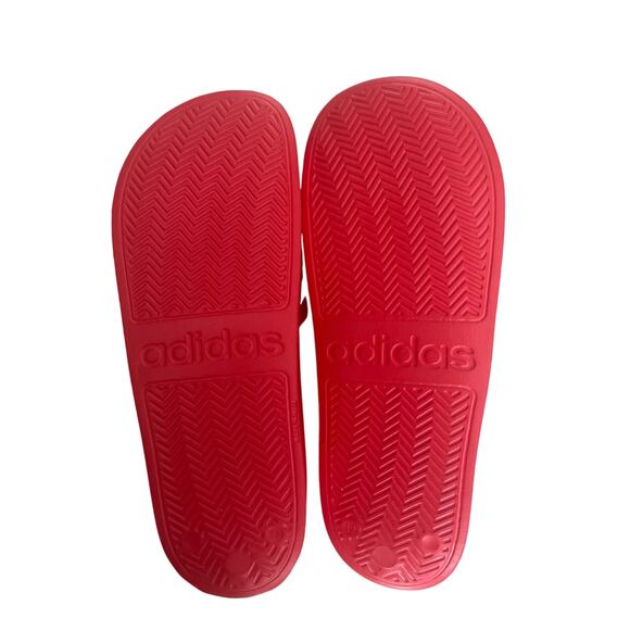 Adidas Adilette Shower Slides “Since 1972” Red White – Men’s Size 13 – New w Box - Picture 3 of 4